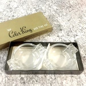 Mid Century ash tray set